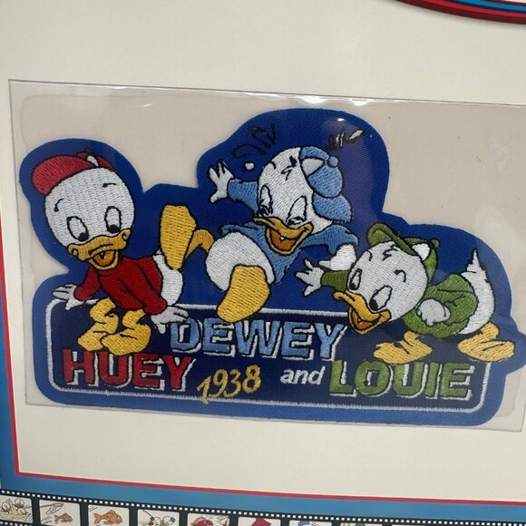 Willabee & Ward Disney Huey Dewey & Louie Patch Card Collectible 1938 - Picture 2 of 4